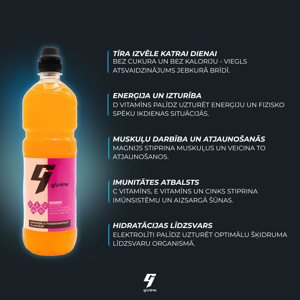 G9 Orange & Passionfruit Flavour